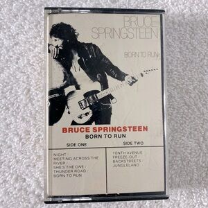 Vintage 1975 Bruce Springsteen Born to Run Cassette Tape